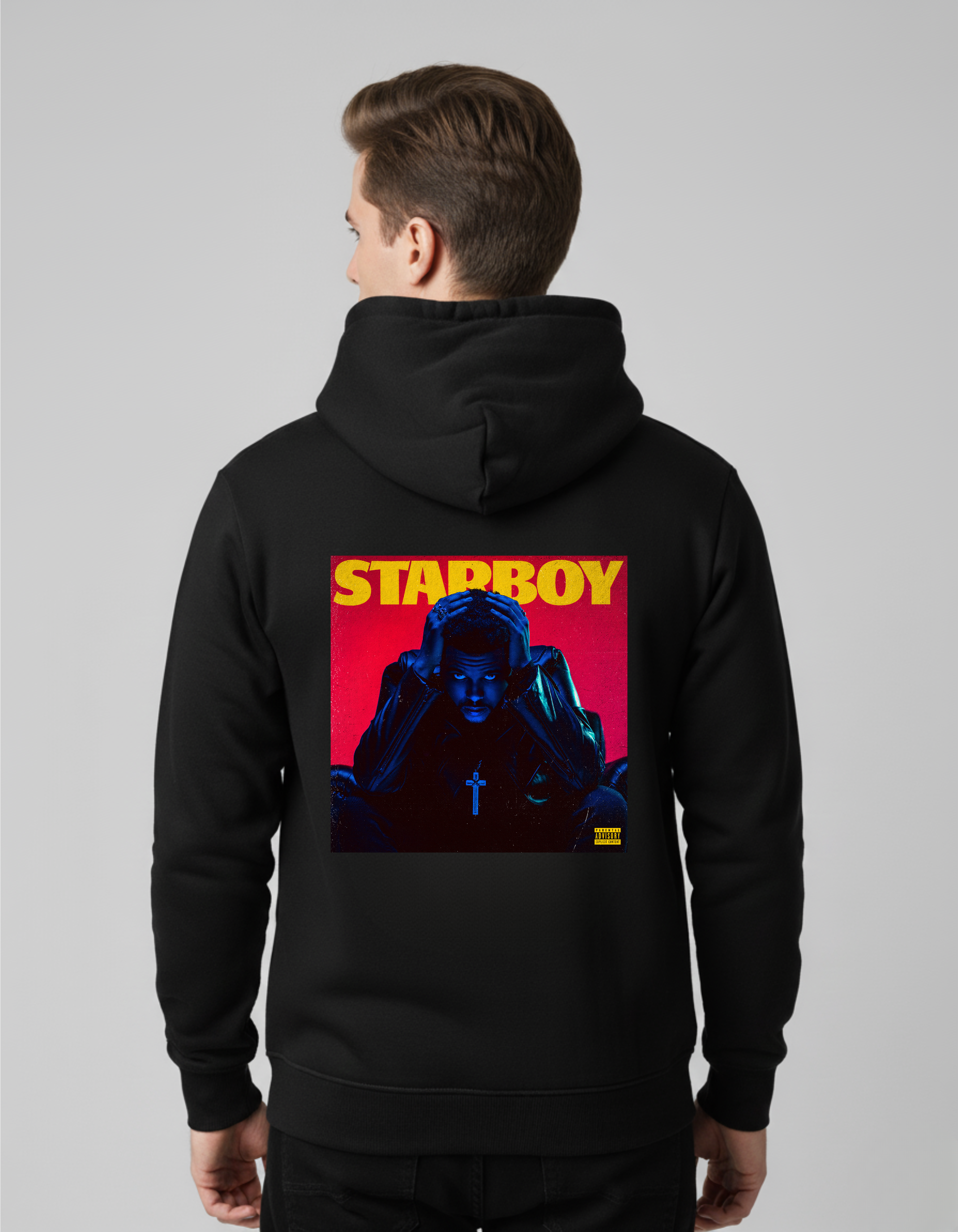 Starboy Unisex hoodie (Vinyl Print) 350 GSM