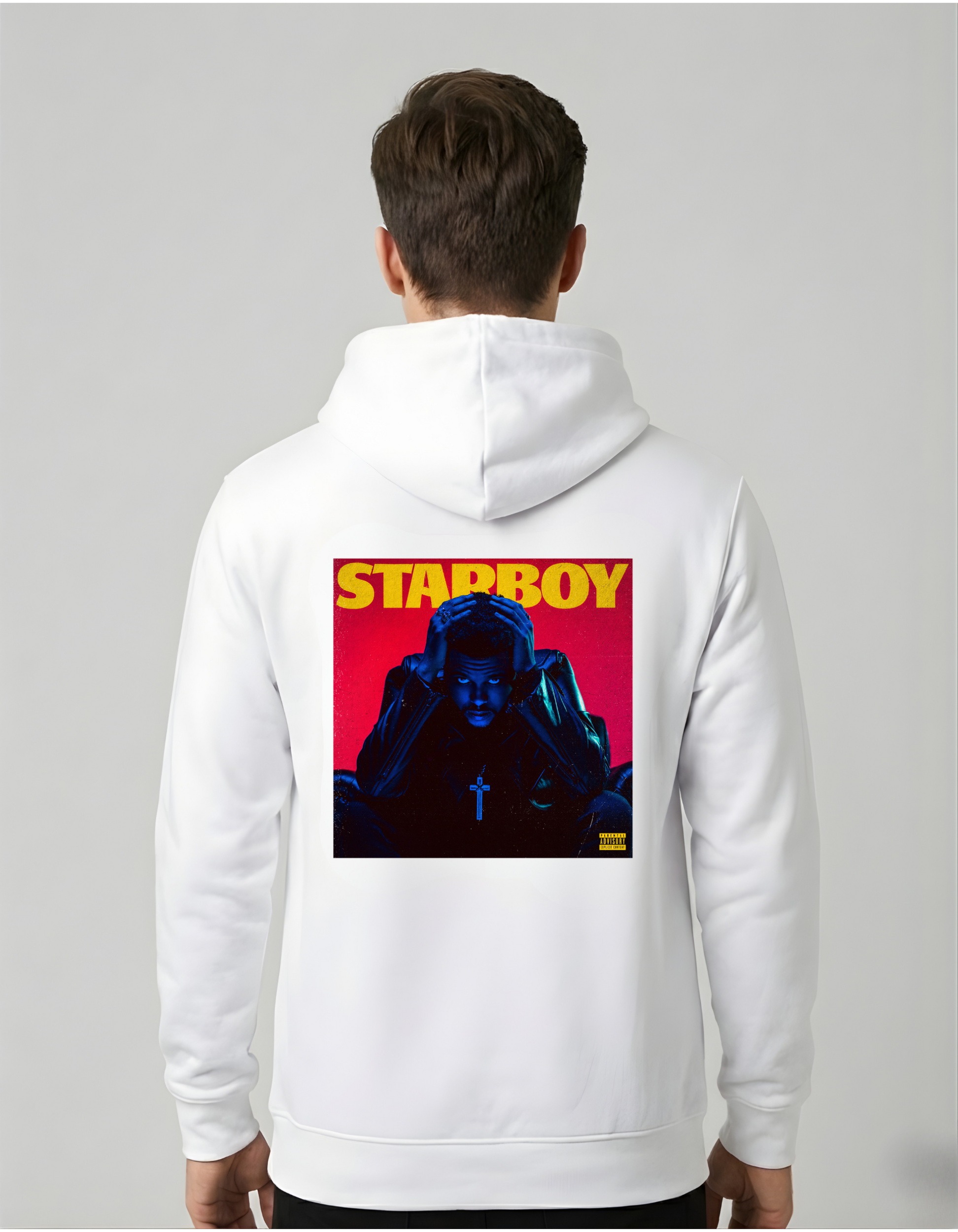 Starboy Unisex hoodie (Vinyl Print) 350 GSM