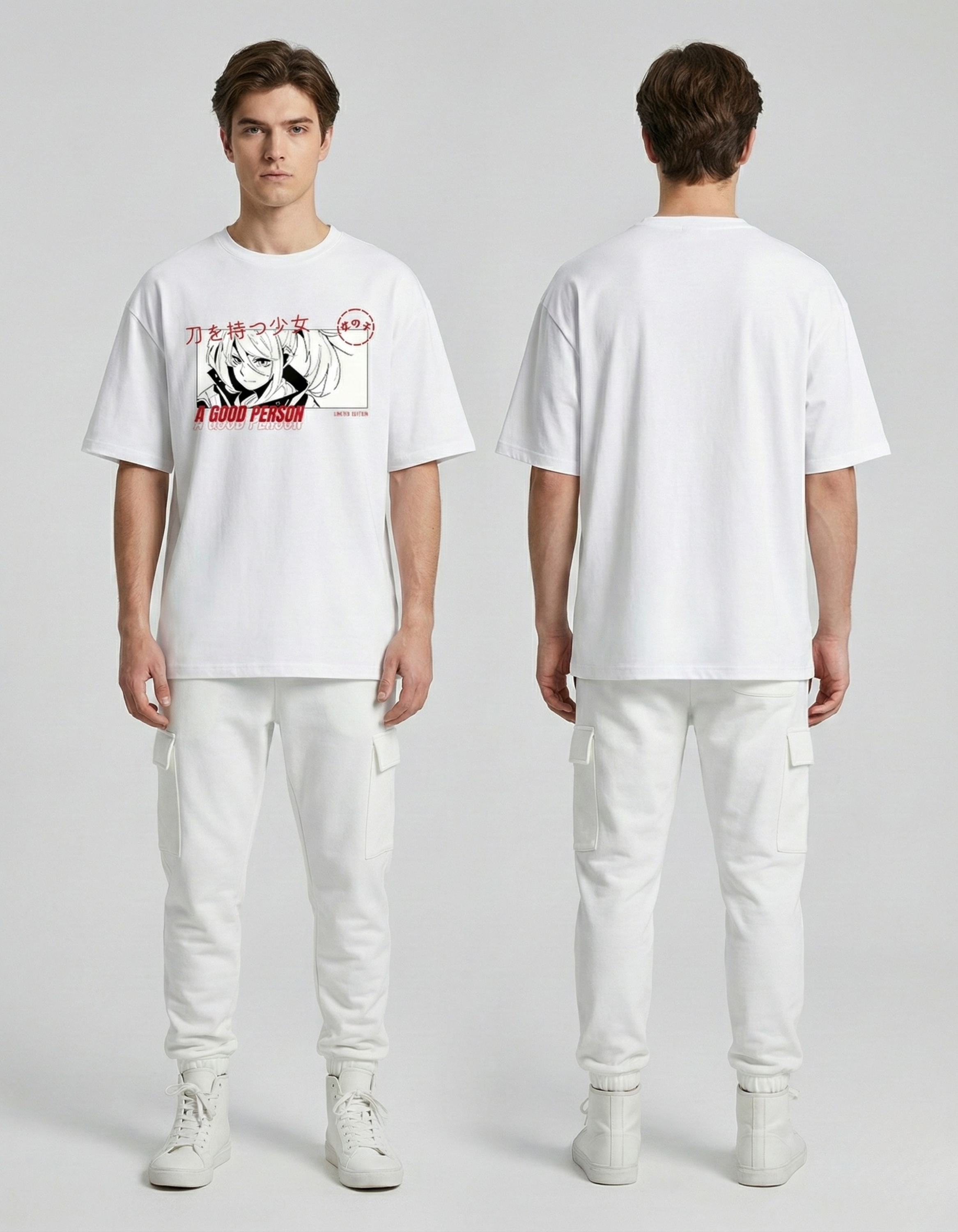 Japanese Unisex Oversized T-shirt (180 GSM)