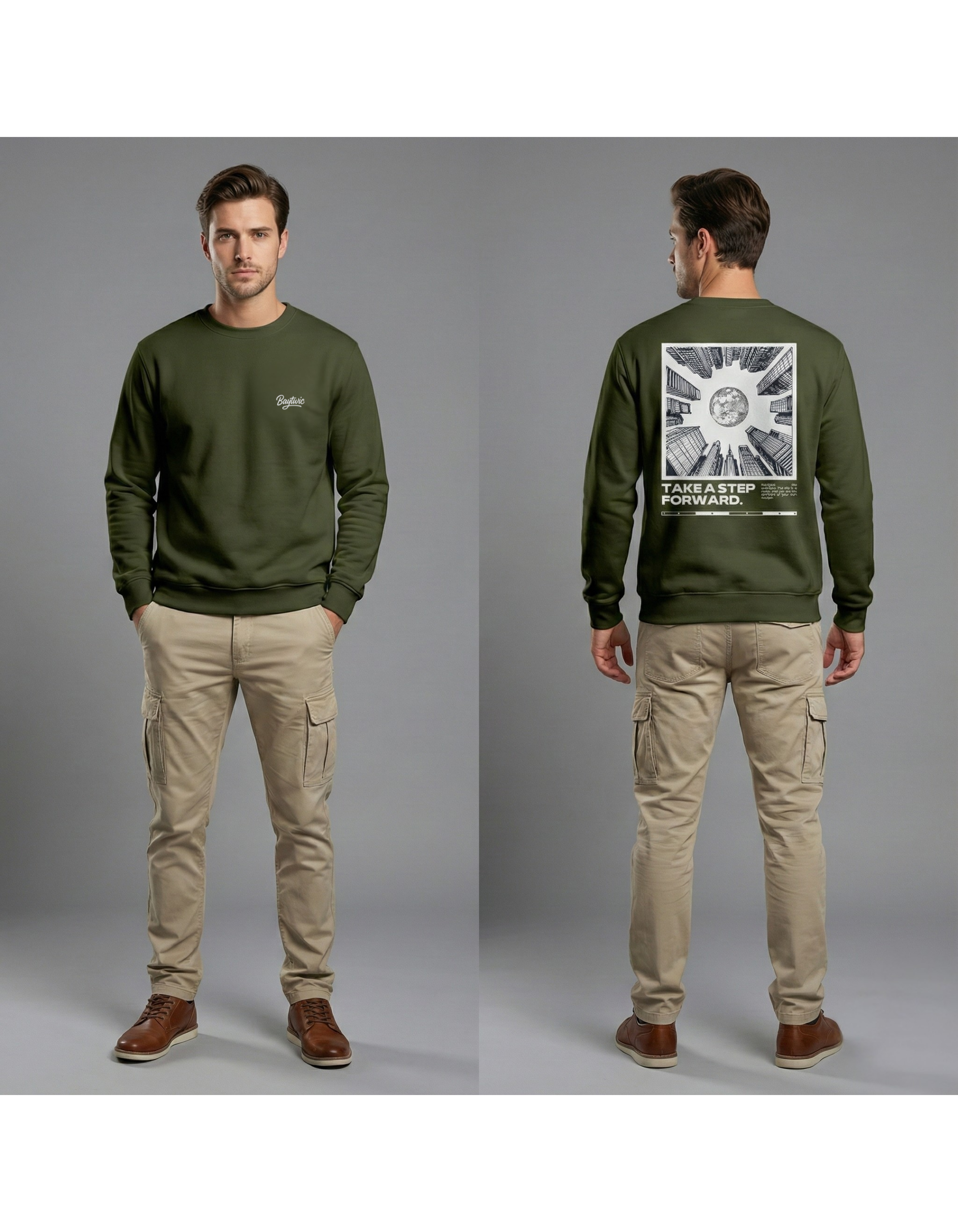 Look Forward Unisex Sweatshirt (300 to 320 GSM)