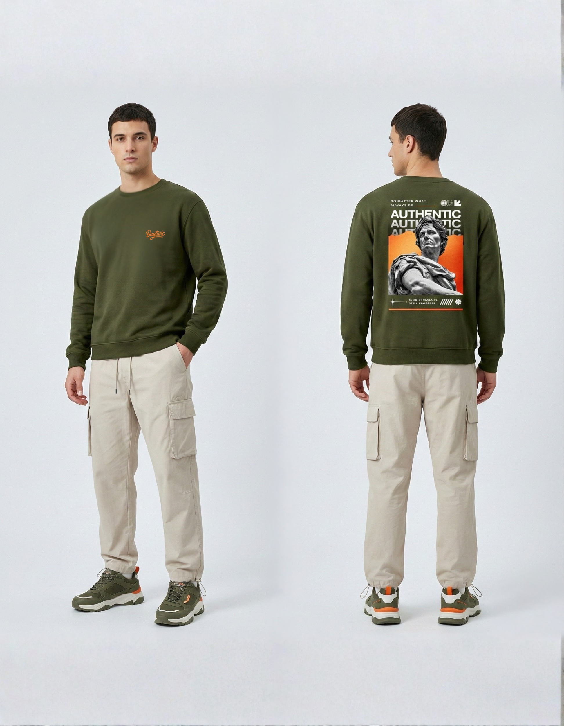 Authentic Unisex Sweatshirt (300 to 320 GSM)