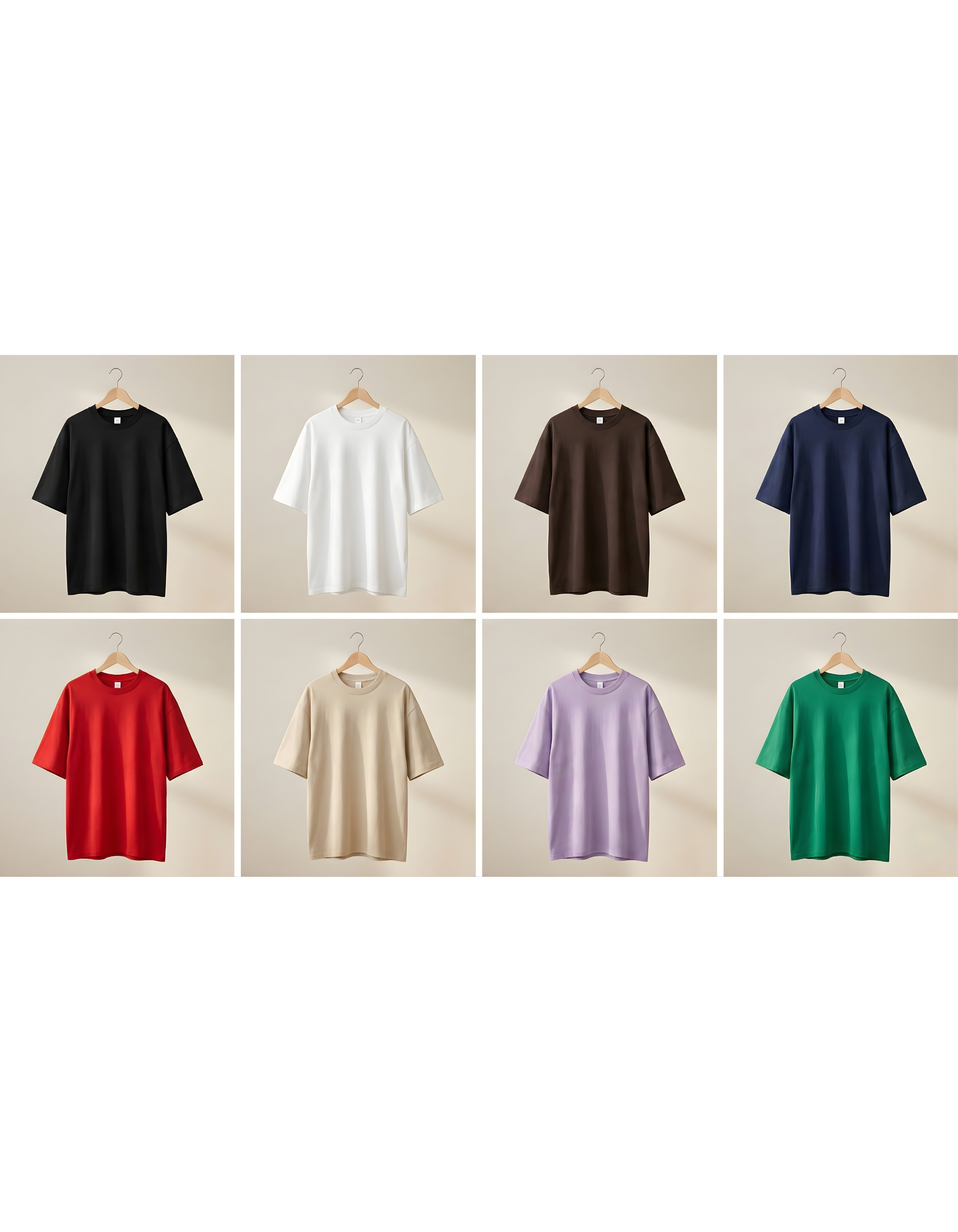 Premium Oversized T-shirts (240 GSM) (Pick any 5 @ 2999)