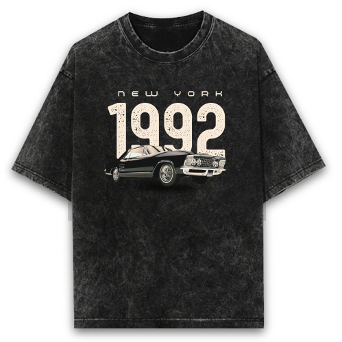 Nyk Unisex Oversized Acid Washed T-shirt (200 GSM)