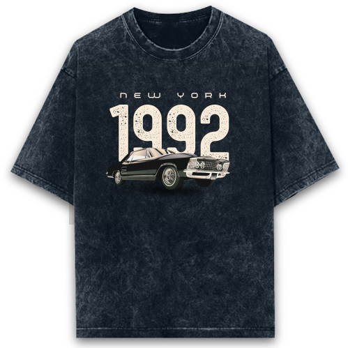 Nyk Unisex Oversized Acid Washed T-shirt (200 GSM)